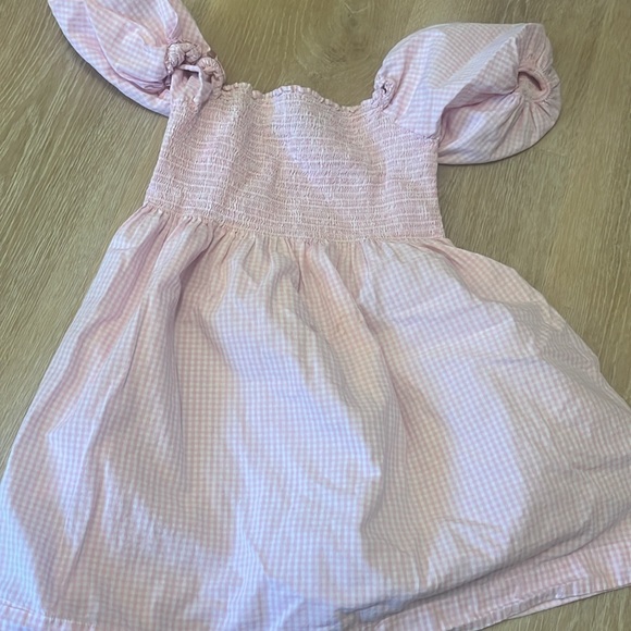 Hill House Athena Nap Dress Pink Gingham Mini Square Neck Babydoll Cotton - Picture 7 of 7